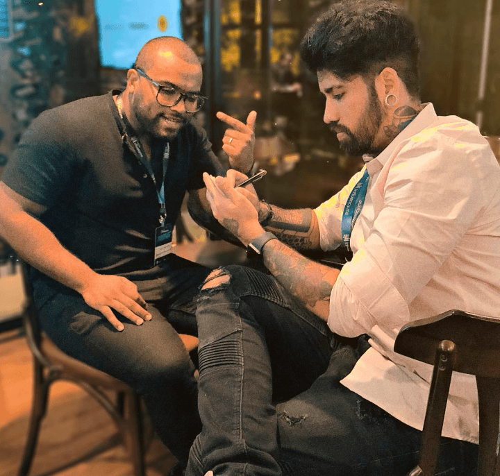 Raphael com Thiago Fonseca